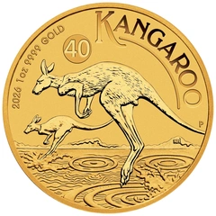 2026 1oz Australian Kangaroo Gold Nugget Coin