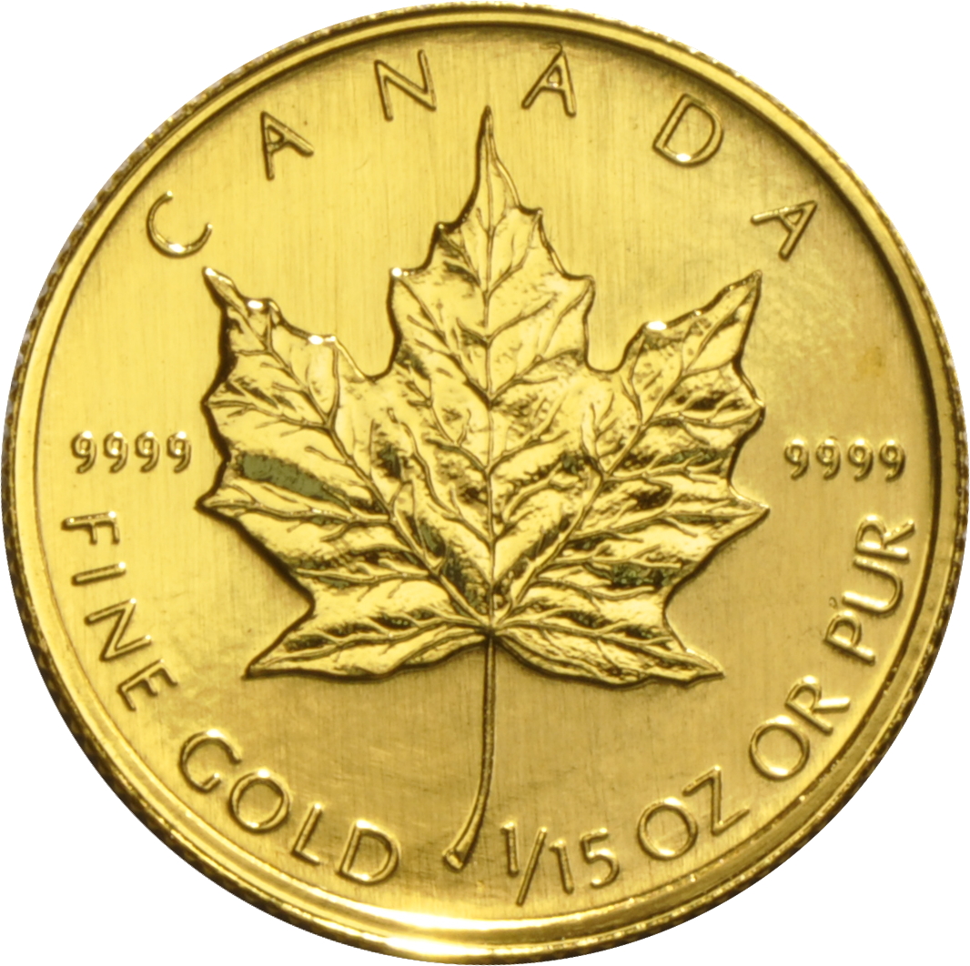 1/15oz Canadian Maple Leaf Gold Coin